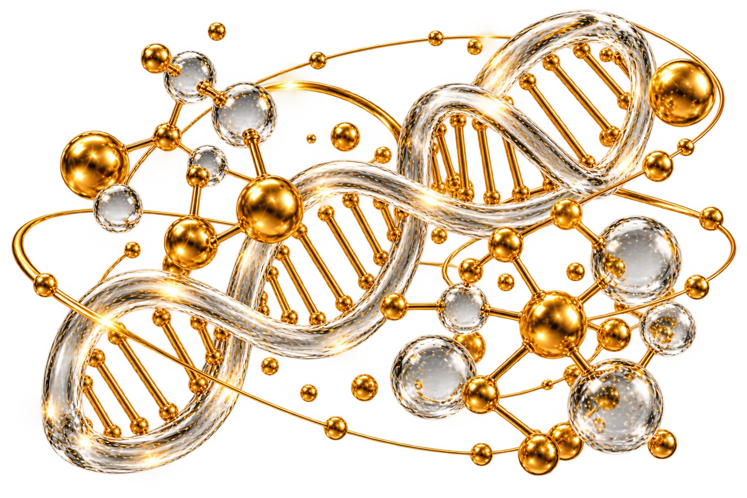 Representación molecular para investigación de péptidos